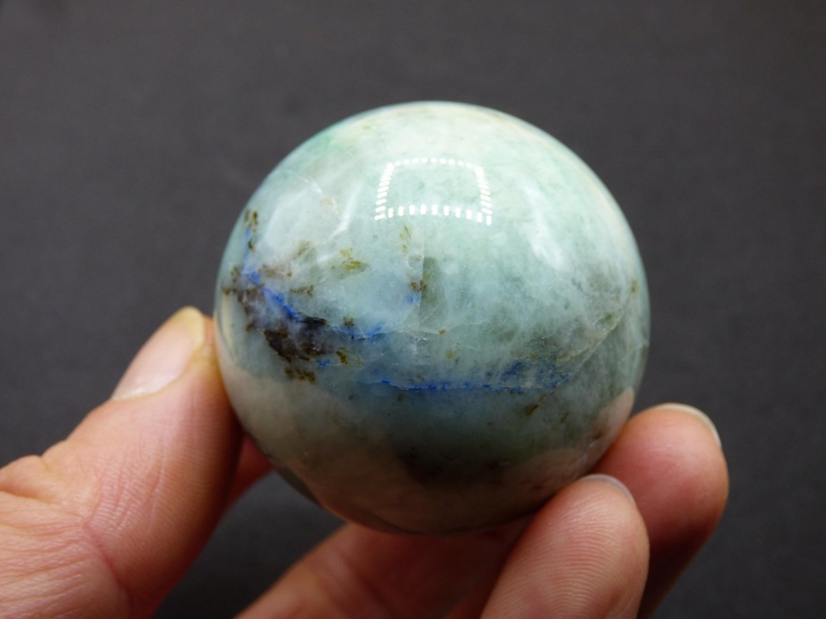 Chrysocoll Quantum Quattro AAA Sphere ~ Magische Edelstein Kugel Massage & Deko Crystal Meditation Heilstein Rarität Sammler Chrysokolla - Art of Nature Berlin