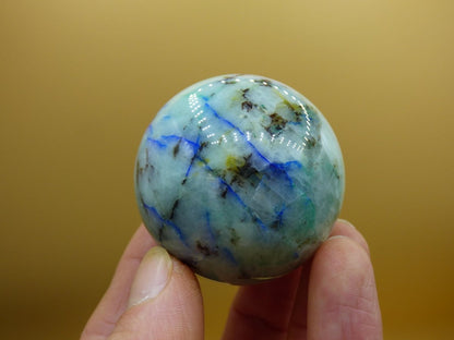 Chrysocoll Quantum Quattro AAA Sphere ~ Magische Edelstein Kugel Massage & Deko Crystal Meditation Heilstein Rarität Sammler Chrysokolla - Art of Nature Berlin