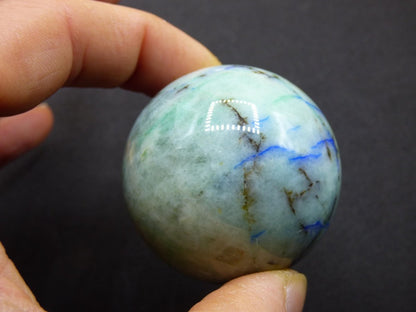 Chrysocoll Quantum Quattro AAA Sphere ~ Magische Edelstein Kugel Massage & Deko Crystal Meditation Heilstein Rarität Sammler Chrysokolla - Art of Nature Berlin