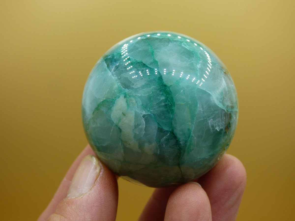 Chrysocoll Quantum Quattro AAA Sphere ~ Magische Edelstein Kugel Massage & Deko Crystal Meditation Heilstein Rarität Sammler Chrysokolla - Art of Nature Berlin