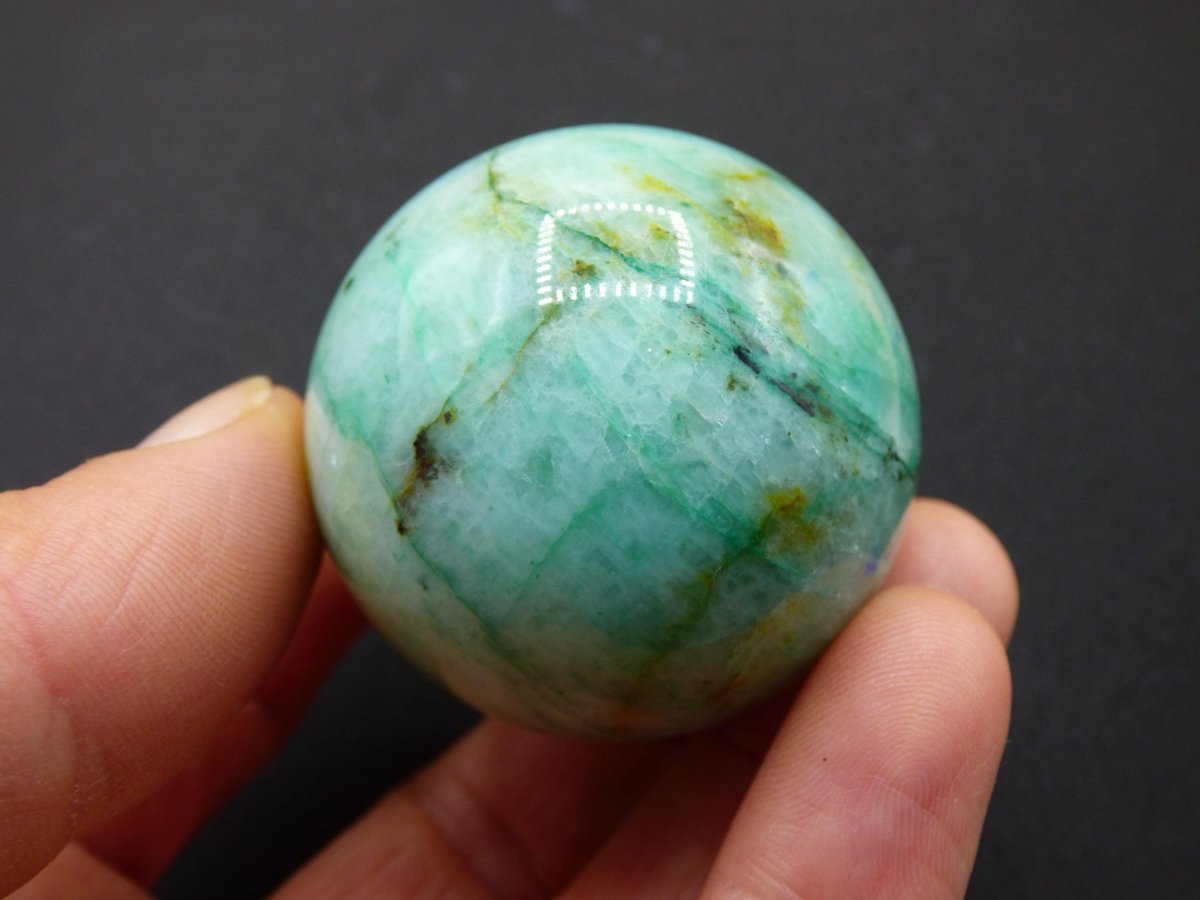 Chrysocoll Quantum Quattro AAA Sphere ~ Magische Edelstein Kugel Massage & Deko Crystal Meditation Heilstein Rarität Sammler Chrysokolla - Art of Nature Berlin