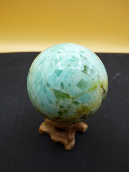 Chrysocoll Quantum Quattro AAA Sphere ~ Magische Edelstein Kugel Massage & Deko Crystal Meditation Heilstein Rarität Sammler Chrysokolla - Art of Nature Berlin