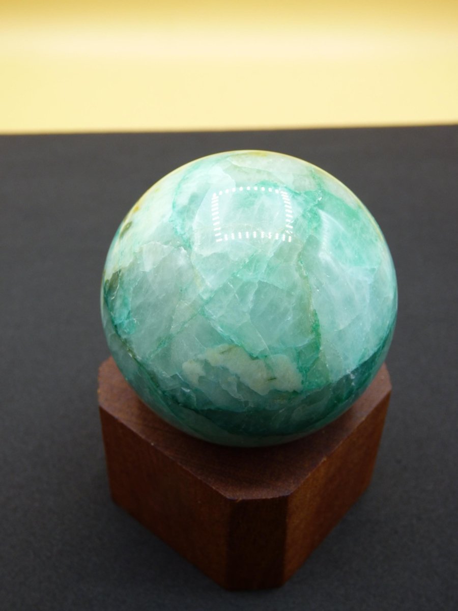 Chrysocoll Quantum Quattro AAA Sphere ~ Magische Edelstein Kugel Massage & Deko Crystal Meditation Heilstein Rarität Sammler Chrysokolla - Art of Nature Berlin