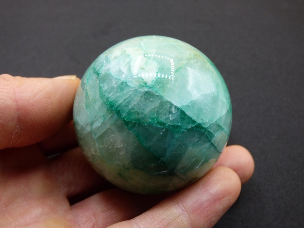 Chrysocoll Quantum Quattro AAA Sphere ~ Magische Edelstein Kugel Massage & Deko Crystal Meditation Heilstein Rarität Sammler Chrysokolla - Art of Nature Berlin