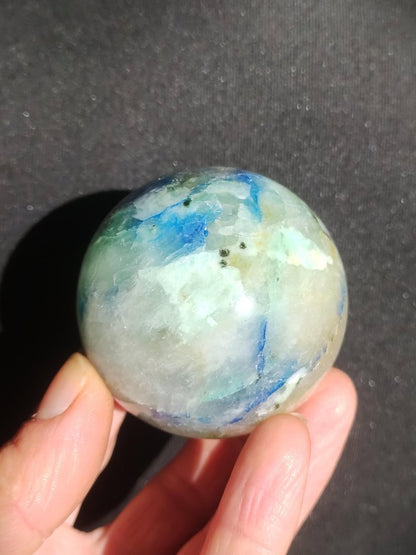 Chrysocoll Quantum Quattro AAA Sphere ~ Magische Edelstein Kugel Massage & Deko Crystal Meditation Heilstein Rarität Sammler Chrysokolla - Art of Nature Berlin