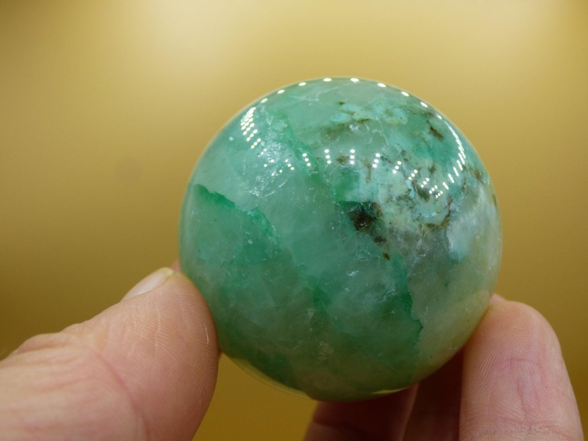 Chrysocoll Quantum Quattro AAA Sphere ~ Magische Edelstein Kugel Massage & Deko Crystal Meditation Heilstein Rarität Sammler Chrysokolla - Art of Nature Berlin