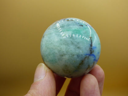 Chrysocoll Quantum Quattro AAA Sphere ~ Magische Edelstein Kugel Massage & Deko Crystal Meditation Heilstein Rarität Sammler Chrysokolla - Art of Nature Berlin