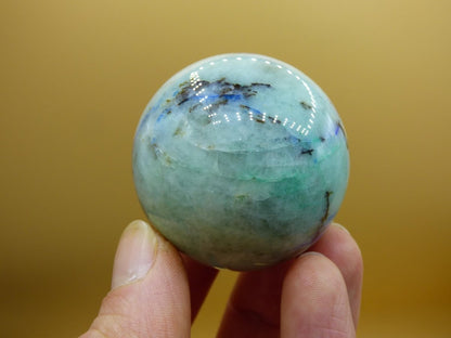 Chrysocoll Quantum Quattro AAA Sphere ~ Magische Edelstein Kugel Massage & Deko Crystal Meditation Heilstein Rarität Sammler Chrysokolla - Art of Nature Berlin