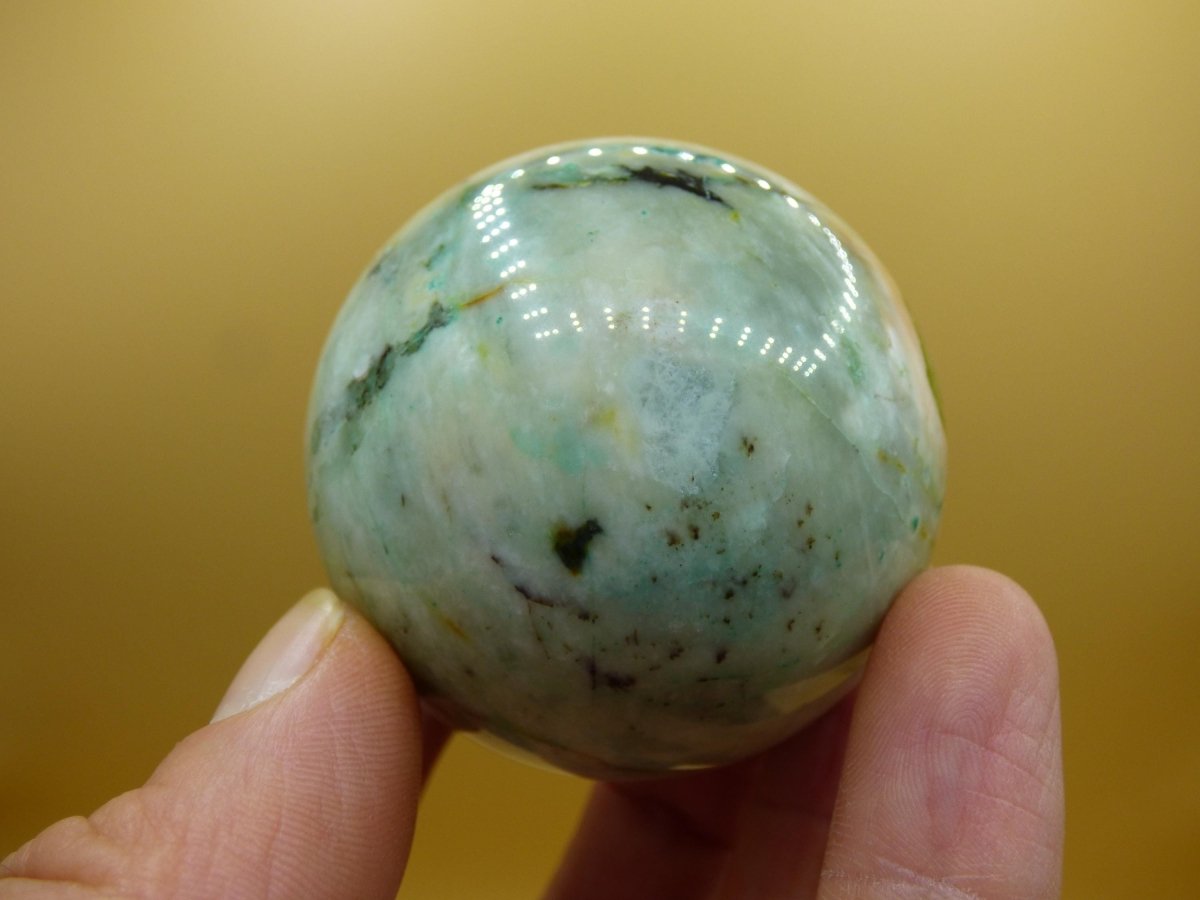 Chrysocoll Quantum Quattro AAA Sphere ~ Magische Edelstein Kugel Massage & Deko Crystal Meditation Heilstein Rarität Sammler Chrysokolla - Art of Nature Berlin