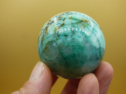 Chrysocoll Quantum Quattro AAA Sphere ~ Magische Edelstein Kugel Massage & Deko Crystal Meditation Heilstein Rarität Sammler Chrysokolla - Art of Nature Berlin