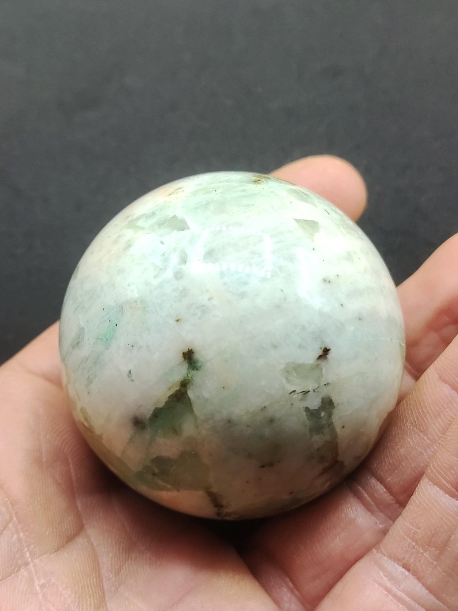 Chrysocoll Sphere ~ Magische Edelstein Kugel Massage & Deko Crystal Meditation Heilstein Rarität Sammler Mineral Rund Chrysokolla Boho - Art of Nature Berlin