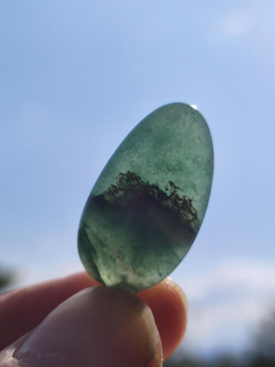 Chrysopras 925 Silberöse Edelstein Kette grün transparent Anhänger Natur Heilstein Kristall Geschenk Mann Frau Mutter Vater Er Sie Freundin - Art of Nature Berlin