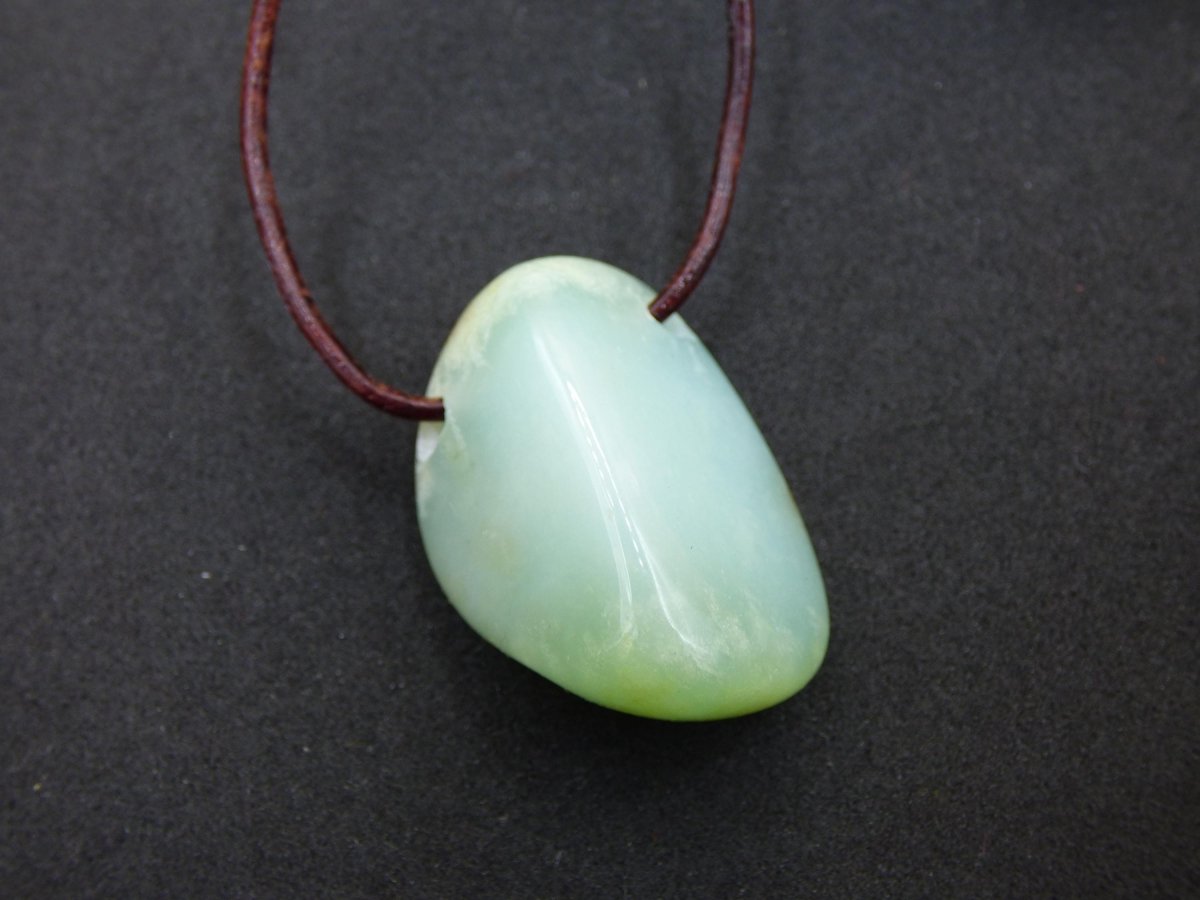 Chrysopras ~ Edelstein Kette Heilstein grün Natur Er Sie Mann Frau Glück HIPPIE GOA Boho Tibet Ethno Natur Rarität Geschenk Selten - Art of Nature Berlin