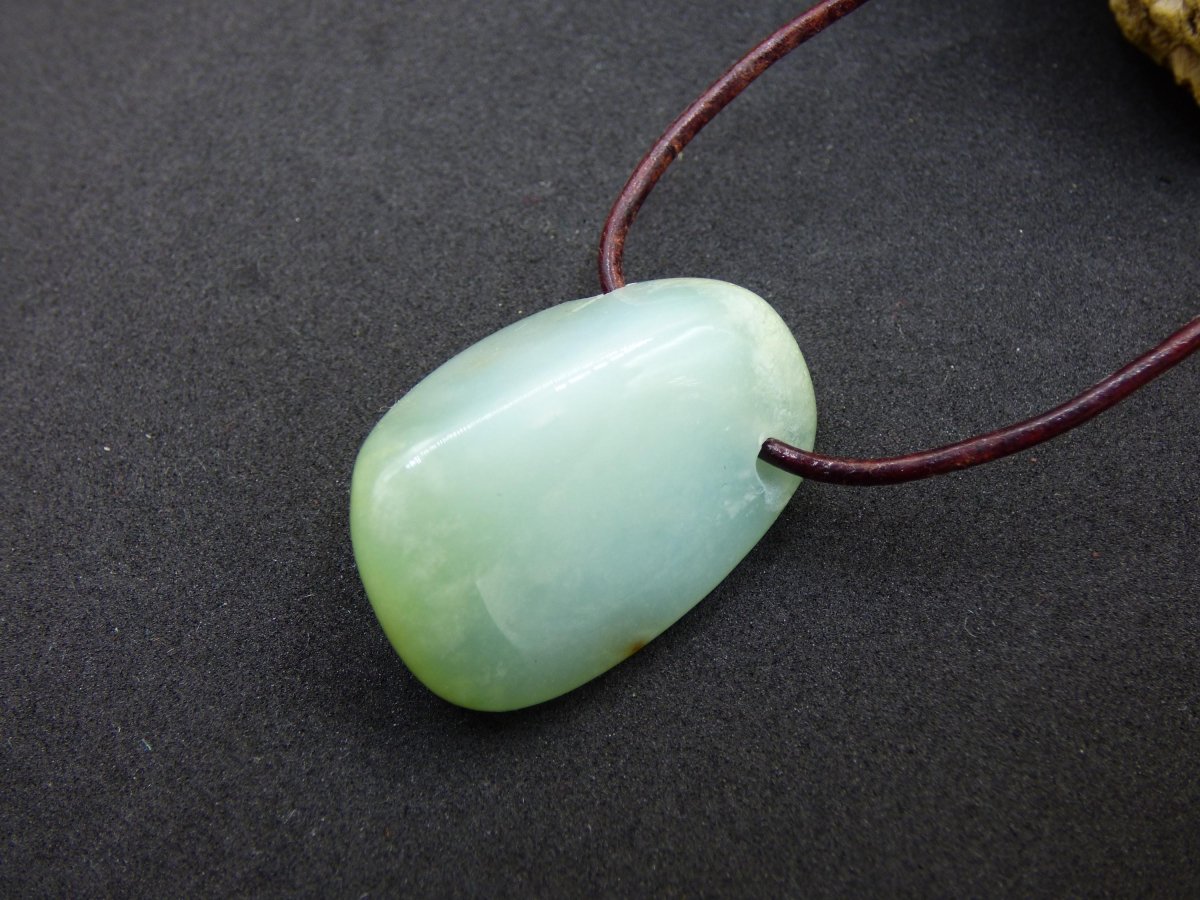 Chrysopras ~ Edelstein Kette Heilstein grün Natur Er Sie Mann Frau Glück HIPPIE GOA Boho Tibet Ethno Natur Rarität Geschenk Selten - Art of Nature Berlin