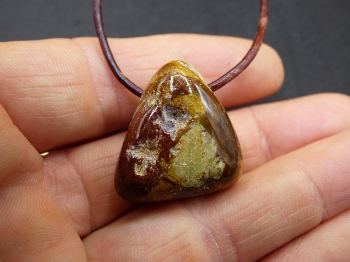 Chrysopras ~ Edelstein Kette Heilstein grün Natur Er Sie Mann Frau Glück HIPPIE GOA Boho Tibet Ethno Natur Rarität Geschenk Selten - Art of Nature Berlin