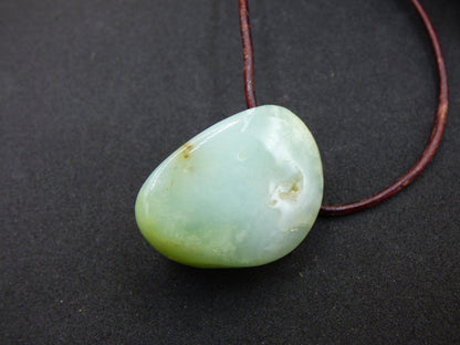 Chrysopras ~ Edelstein Kette Heilstein grün Natur Er Sie Mann Frau Glück HIPPIE GOA Boho Tibet Ethno Natur Rarität Geschenk Selten - Art of Nature Berlin