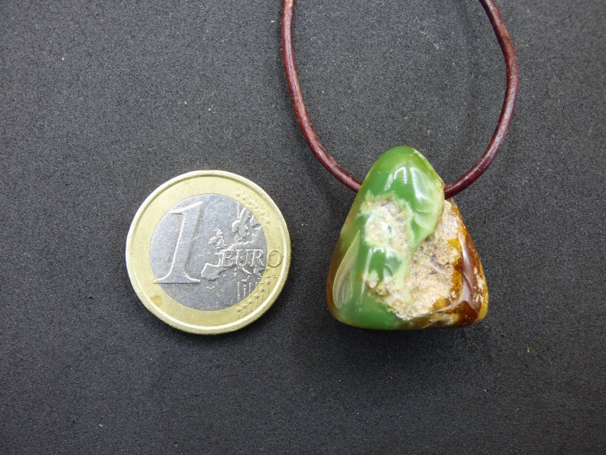 Chrysopras ~ Edelstein Kette Heilstein grün Natur Er Sie Mann Frau Glück HIPPIE GOA Boho Tibet Ethno Natur Rarität Geschenk Selten - Art of Nature Berlin