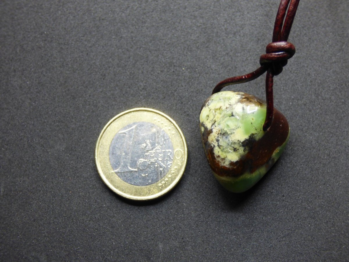 Chrysopras ~ Edelstein Kette ~HIPPIE ~GOA ~Boho ~Tibet ~Ethno ~Nature ~Schutzsymbol ~Heilstein ~Rarität - Art of Nature Berlin