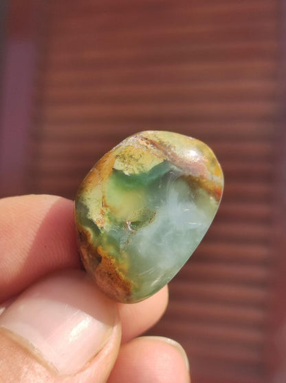 Chrysopras ~ Edelstein Kette ~HIPPIE ~GOA ~Boho ~Tibet ~Ethno ~Nature ~Schutzsymbol ~Heilstein ~Rarität - Art of Nature Berlin