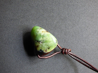 Chrysopras ~ Edelstein Kette ~HIPPIE ~GOA ~Boho ~Tibet ~Ethno ~Nature ~Schutzsymbol ~Heilstein ~Rarität - Art of Nature Berlin