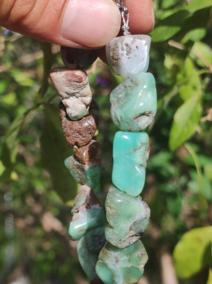 Chrysoprase A Edelstein Armband grün Natur Rarität edel hochwertig Heilstein Damen Schmuck Qualität Geschenk Frau Mutter Mann Unisex Er Sie - Art of Nature Berlin