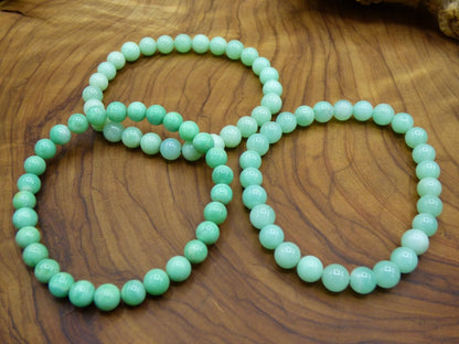 Chrysoprase AAA ~ Edelstein Armband Stretch ~ GOA ~ Hippie ~Boho ~Ethno ~Indie ~Nature ~Heilstein Energie Chakra - Art of Nature Berlin