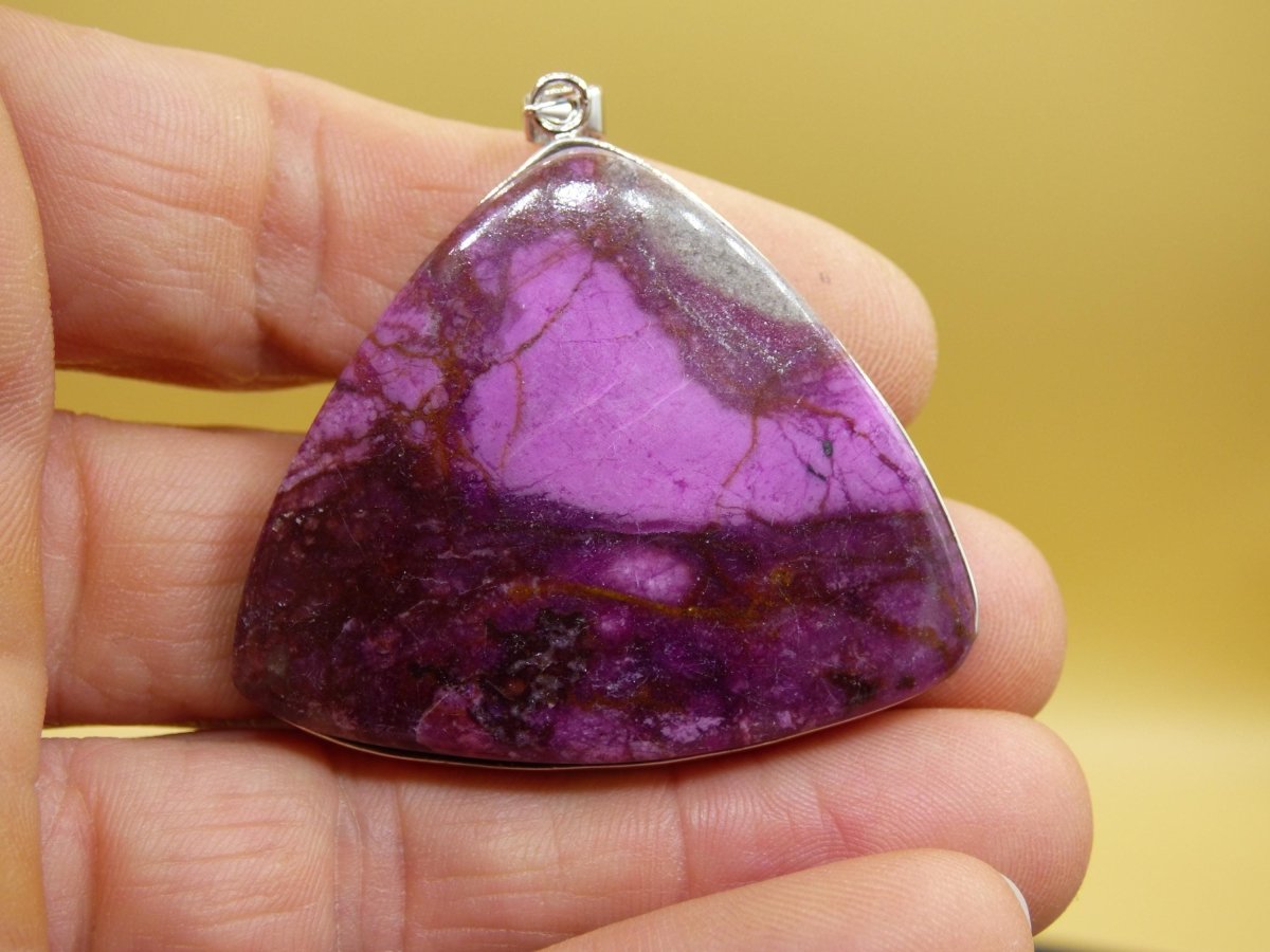 Cobalt Calcit Kobaltcalcit - 925 Silber Edelstein Kette Heilstein Natur pink rosa Rarität Edel Mann Frau Geschenk Er Sie Freundin Kristall - Art of Nature Berlin