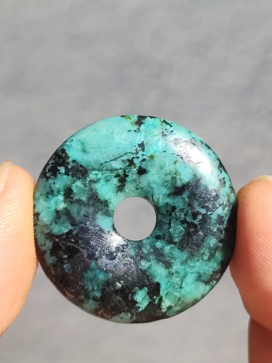 Cuprit Chrysocoll - Edelstein Kette grün natürlich Rarität Heilstein Energie Kristall Anhänger Mann Frau Kind Geschenk Er Sie Valentinstag - Art of Nature Berlin