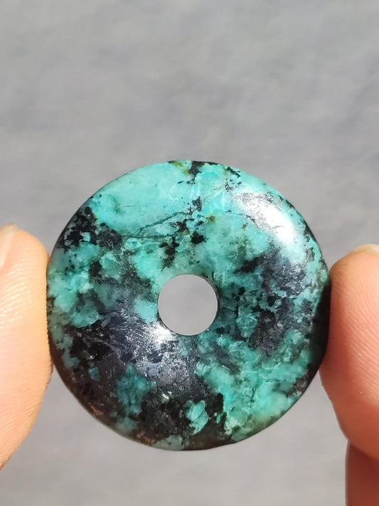 Cuprit Chrysocoll - Edelstein Kette grün natürlich Rarität Heilstein Energie Kristall Anhänger Mann Frau Kind Geschenk Er Sie Valentinstag - Art of Nature Berlin