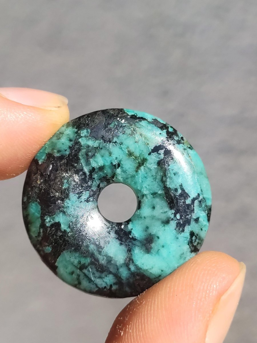 Cuprit Chrysocoll - Edelstein Kette grün natürlich Rarität Heilstein Energie Kristall Anhänger Mann Frau Kind Geschenk Er Sie Valentinstag - Art of Nature Berlin