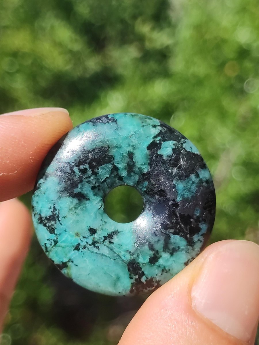 Cuprit Chrysocoll - Edelstein Kette grün natürlich Rarität Heilstein Energie Kristall Anhänger Mann Frau Kind Geschenk Er Sie Valentinstag - Art of Nature Berlin