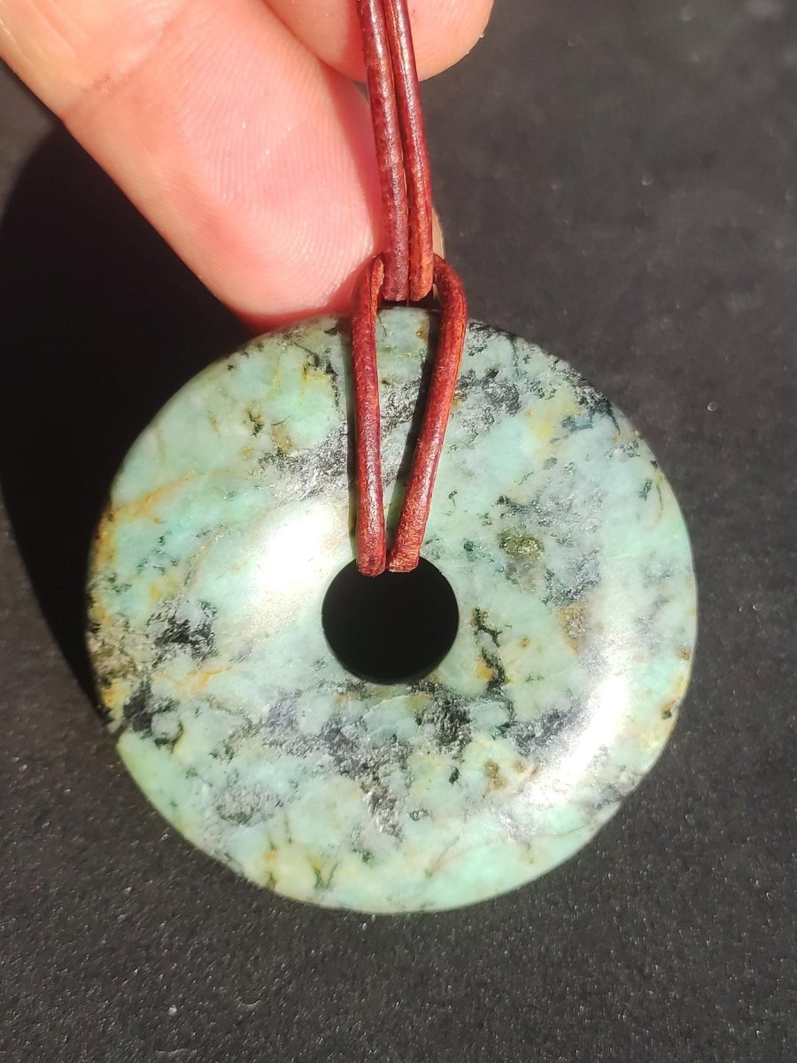 Cuprit Chrysocoll - Edelstein Kette grün natürlich Rarität Heilstein Energie Kristall Anhänger Mann Frau Kind Geschenk Er Sie Valentinstag - Art of Nature Berlin