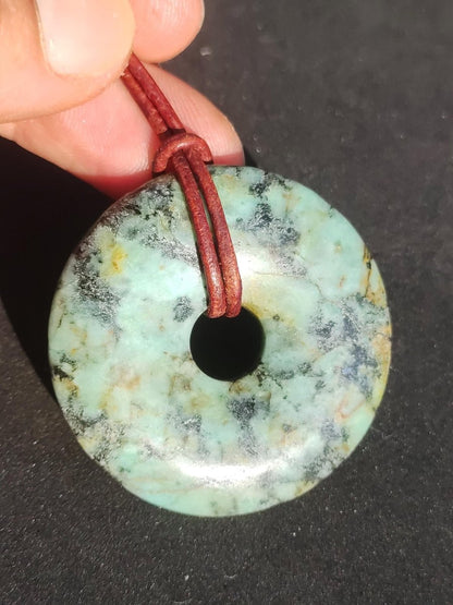 Cuprit Chrysocoll - Edelstein Kette grün natürlich Rarität Heilstein Energie Kristall Anhänger Mann Frau Kind Geschenk Er Sie Valentinstag - Art of Nature Berlin