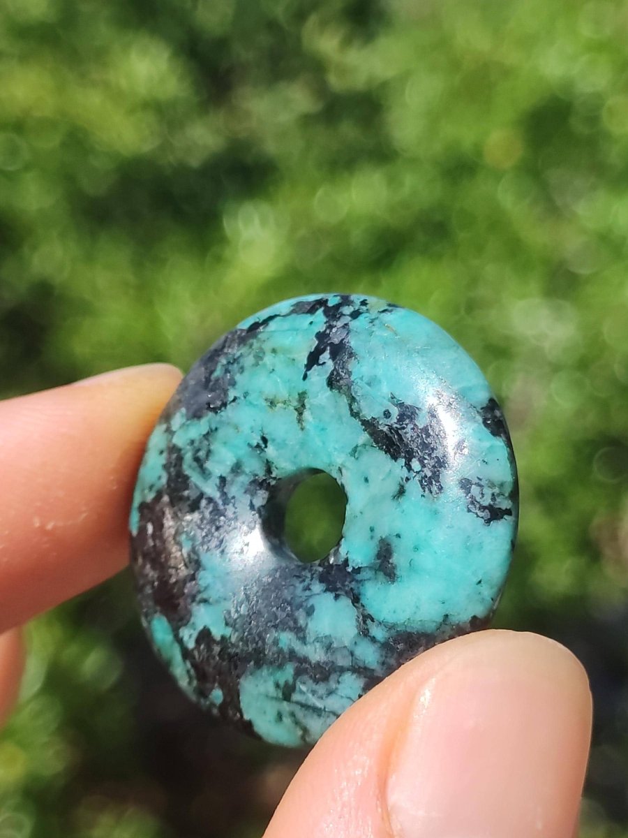 Cuprit Chrysocoll - Edelstein Kette grün natürlich Rarität Heilstein Energie Kristall Anhänger Mann Frau Kind Geschenk Er Sie Valentinstag - Art of Nature Berlin