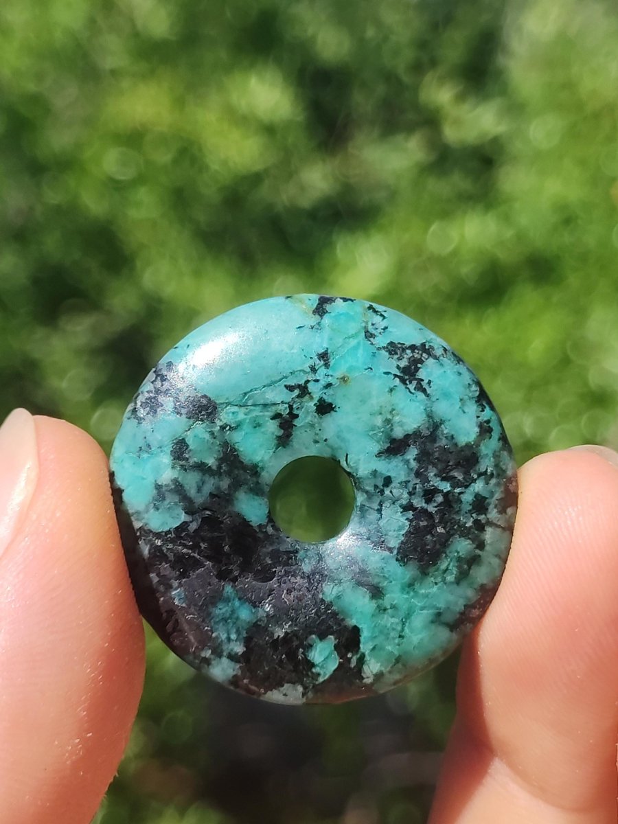 Cuprit Chrysocoll - Edelstein Kette grün natürlich Rarität Heilstein Energie Kristall Anhänger Mann Frau Kind Geschenk Er Sie Valentinstag - Art of Nature Berlin