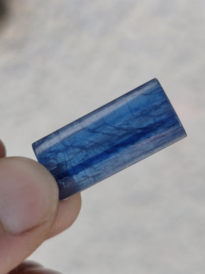 Cyanit / Disthen A 925 Silber Edelstein Kette Natur Heilstein Kristall blau Rarität Anhänger Mann Frau Er Sie Geschenk Wunderschön Edel - Art of Nature Berlin