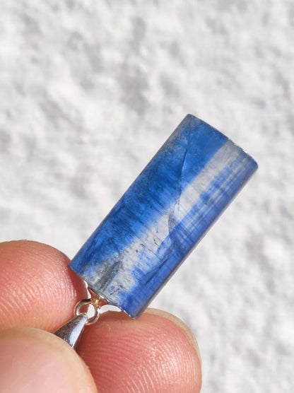 Cyanit / Disthen A 925 Silber Edelstein Kette Natur Heilstein Kristall blau Rarität Anhänger Mann Frau Er Sie Geschenk Wunderschön Edel - Art of Nature Berlin