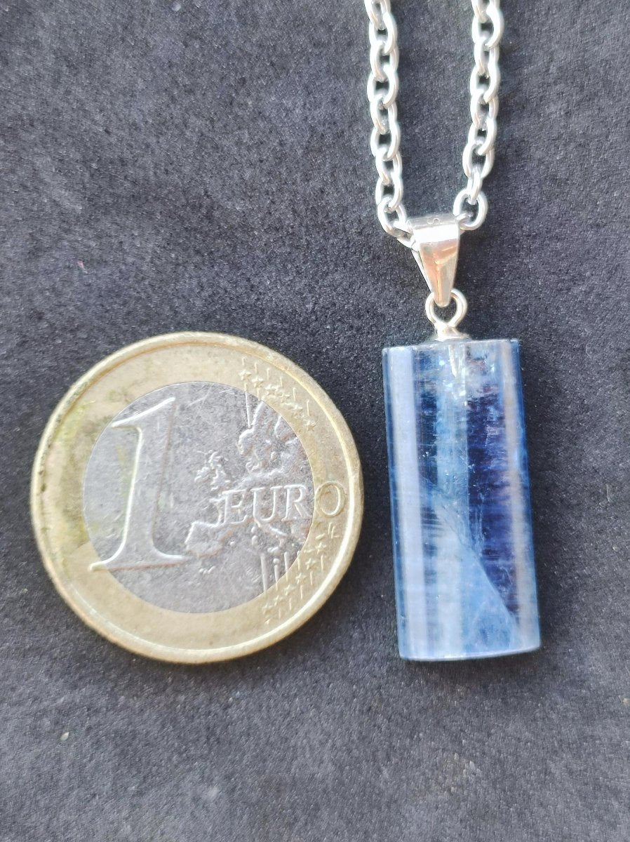 Cyanit / Disthen A 925 Silber Edelstein Kette Natur Heilstein Kristall blau Rarität Anhänger Mann Frau Er Sie Geschenk Wunderschön Edel - Art of Nature Berlin
