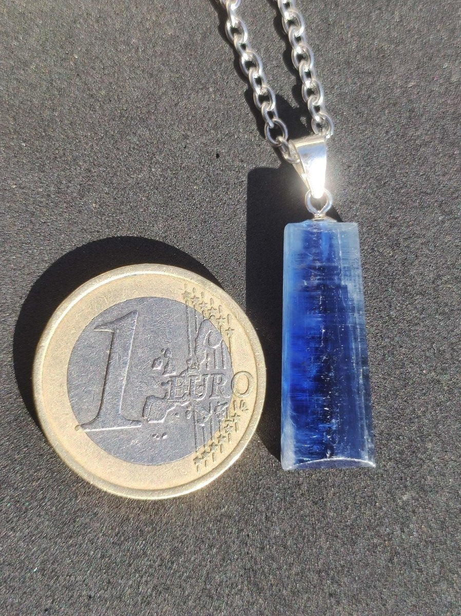 Cyanit / Disthen A 925 Silber Edelstein Kette Natur Heilstein Kristall blau Rarität Anhänger Mann Frau Er Sie Geschenk Wunderschön Edel - Art of Nature Berlin