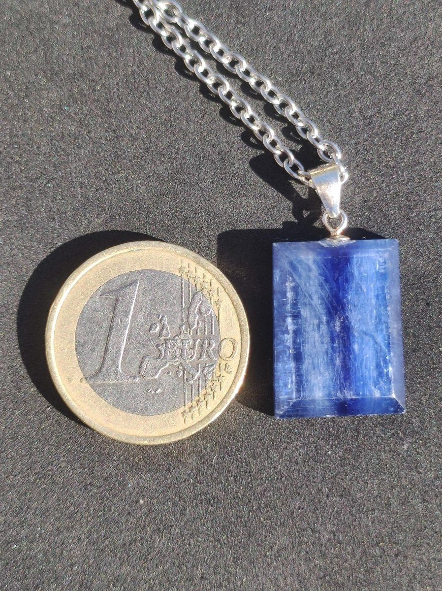 Cyanit / Disthen A 925 Silber Edelstein Kette Natur Heilstein Kristall blau Rarität Anhänger Mann Frau Er Sie Geschenk Wunderschön Edel - Art of Nature Berlin