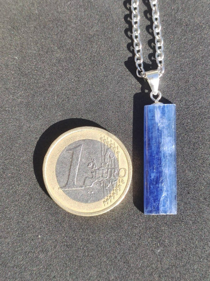 Cyanit / Disthen A 925 Silber Edelstein Kette Natur Heilstein Kristall blau Rarität Anhänger Mann Frau Er Sie Geschenk Wunderschön Edel - Art of Nature Berlin
