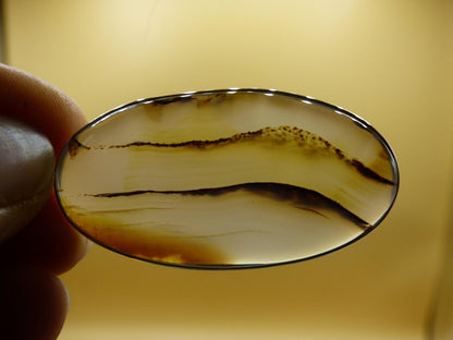 Dendrite Achat - 925 Sterling Silber Edelstein Kette Natur weiß Schutz Rarität Heilstein Kristall Mann Frau Er Sie Geschenk Freund Bruder - Art of Nature Berlin