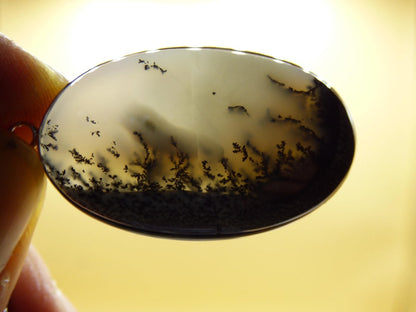 Dendrite Opal AAA - 925 Sterling Silber Edelstein Kette Natur weiß Schutz Rarität Heilstein Kristall Mann Frau Er Sie Geschenk Freund Bruder - Art of Nature Berlin