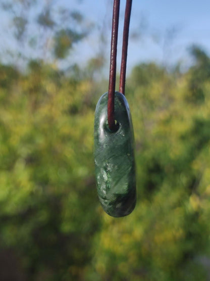 Diopsid ~ Edelstein Kette grün HIPPIE GOA Boho Ethno Natur Heilstein Rarität Kristalle Schmuck Anhänger Natur Stein Russia Geschenk Magisch - Art of Nature Berlin