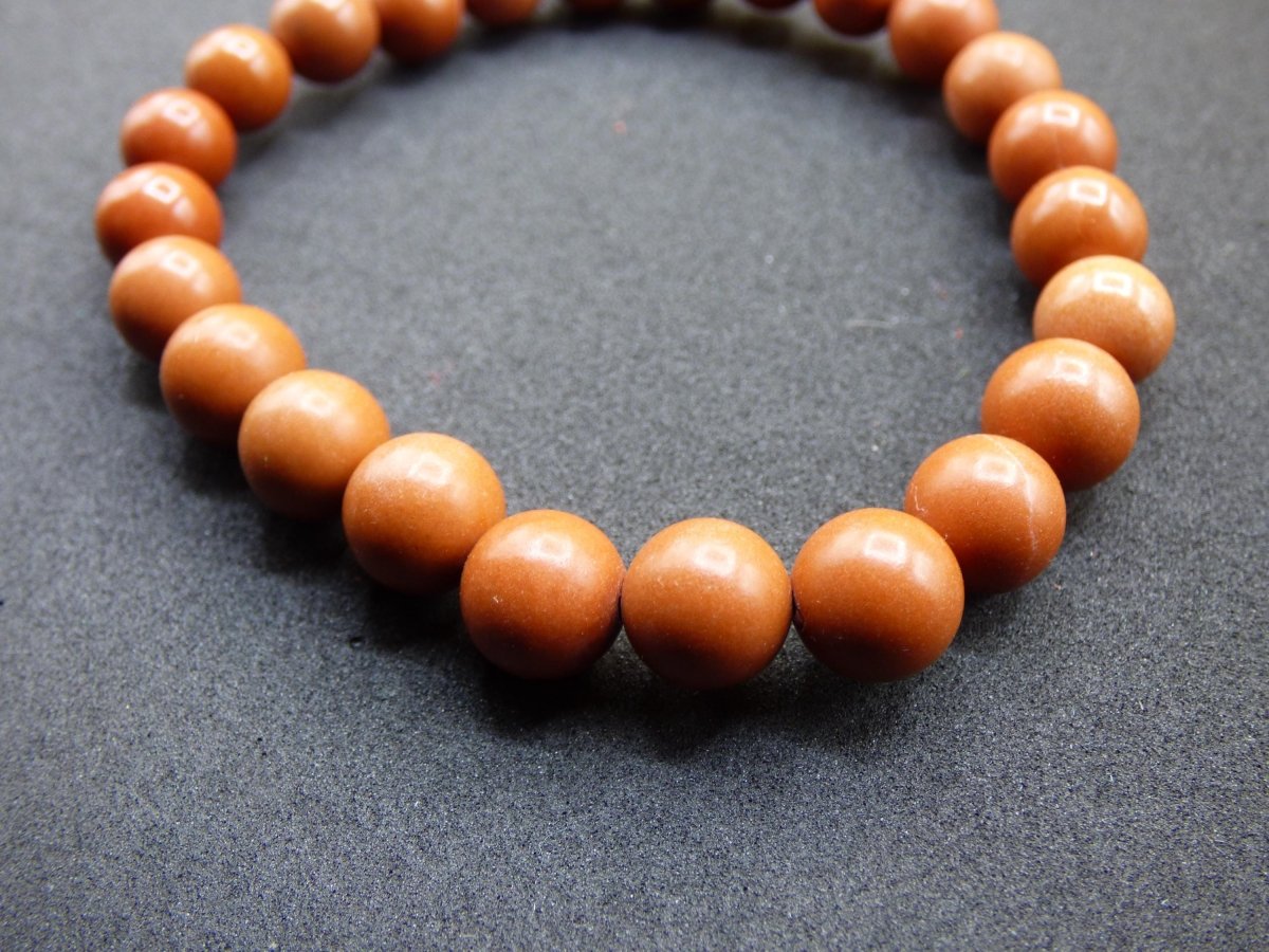 Dolomit - Edelstein Armband rot GOA Hippie Boho Natur Heilstein Geschenk Er Sie Mann Frau Freund Rarität Kraft Energie Kraft Chakra - Art of Nature Berlin