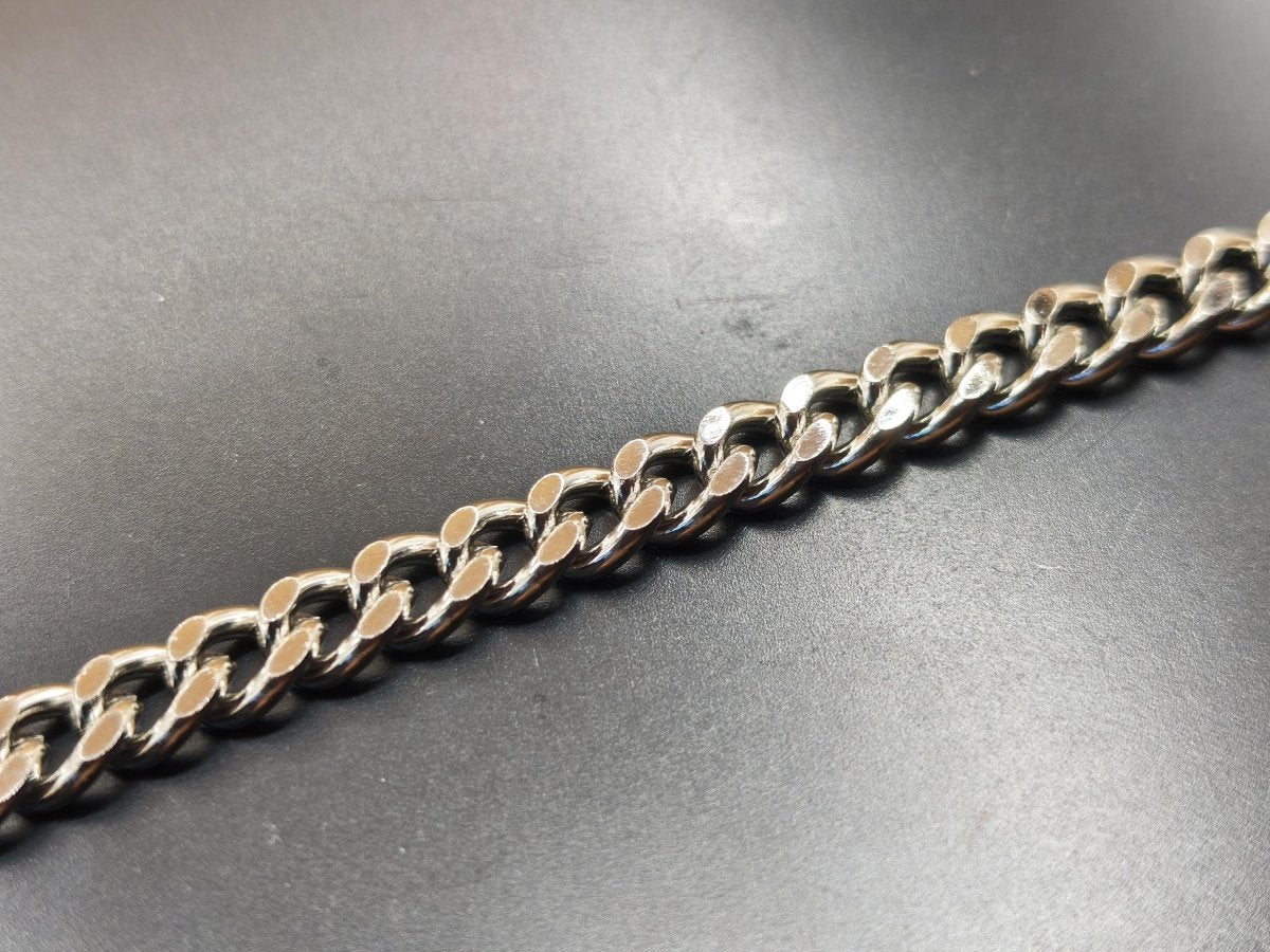 Einfache Männerkette - Gliederkette - Herren Schmuck - Edelstahl Silber -Länge wählbar - Mann Freund Er Geschenk - Art of Nature Berlin