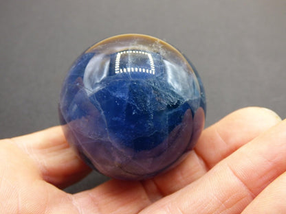 Fluorit blau lila *Rarität* - Edelstein Kugel Deko Sphere Kristall Heilstein Spielkugel Meditation Geschenk Er Sie Mann Frau Freundin Wohnen - Art of Nature Berlin