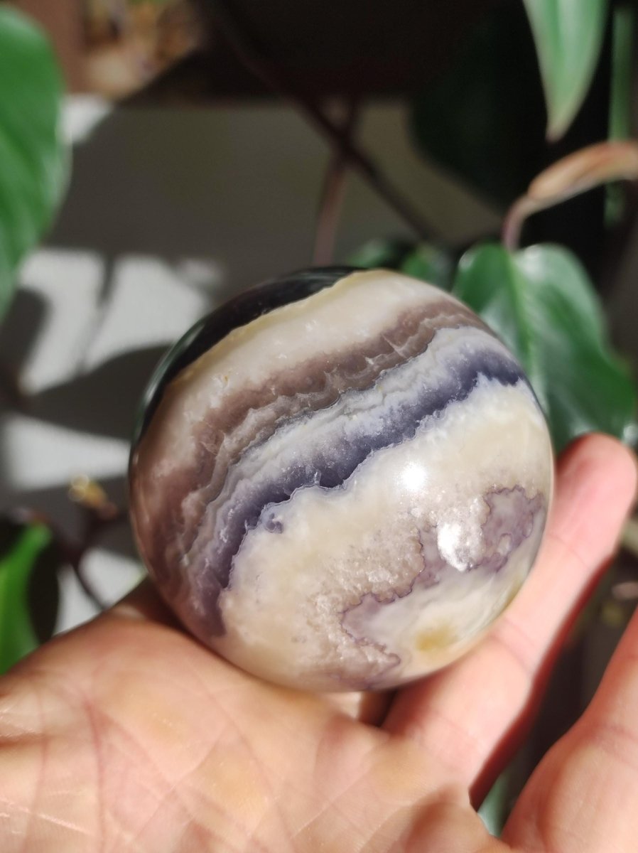 Fluorit Edelstein Kugel Deko Sphere Massage Kristall Spielkugel Meditation Heilstein Frau Geschenk Er Sie Haus Energie Traum - Art of Nature Berlin