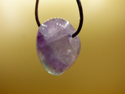 Fluorit lila Regenbogen ~ Edelstein Kette Natur Schutz Rarität Heilstein Kristall Mann Frau Sie Geschenk Freund Goa Festival Glück Sommer - Art of Nature Berlin