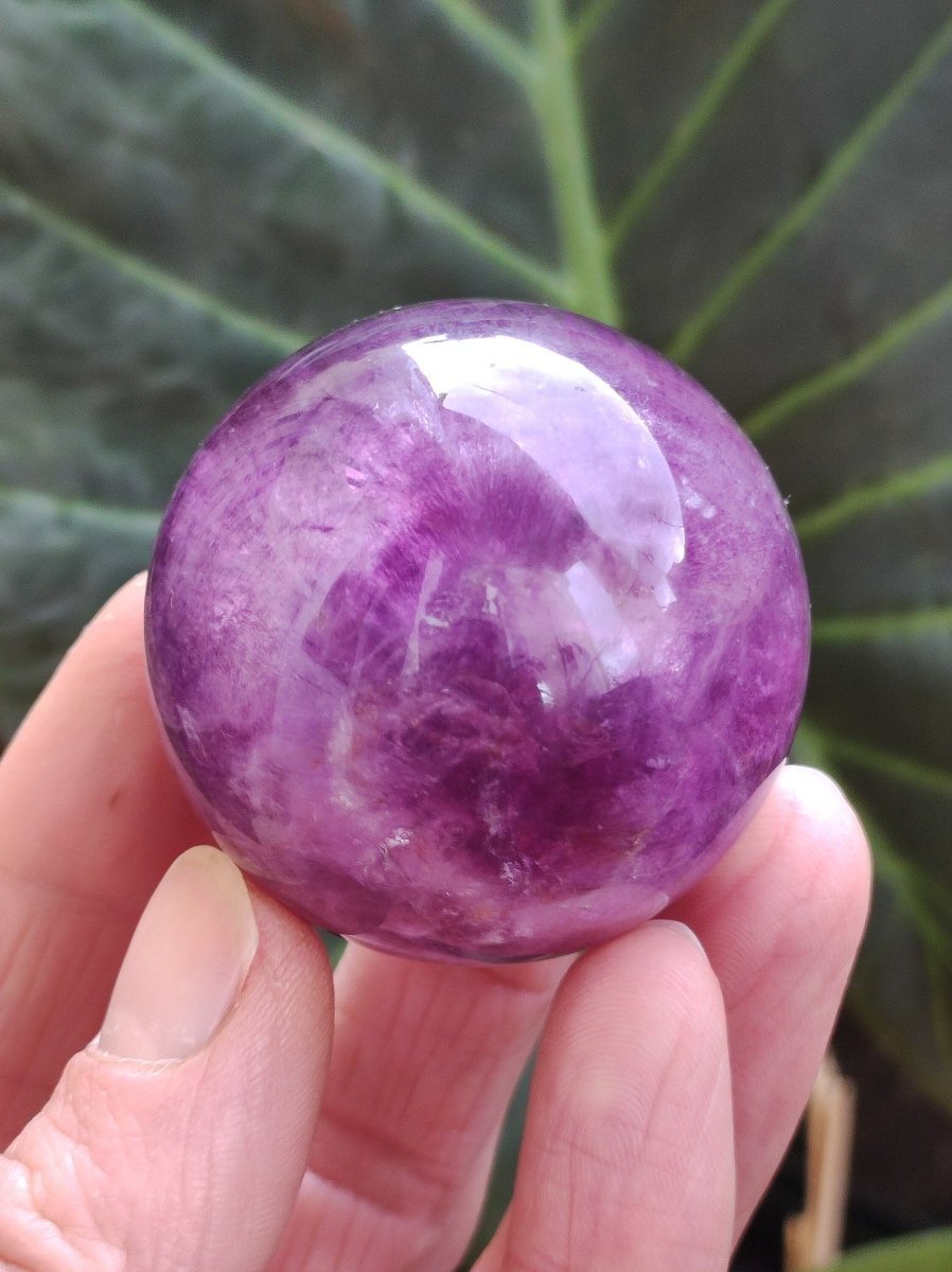 Fluorit pink rosa rot ~ Magische Edelstein Kugel Massage & Deko Sphere Crystal Spielkugel Meditation HIPPIE GOA Ethno Heilstein Naturschatz - Art of Nature Berlin